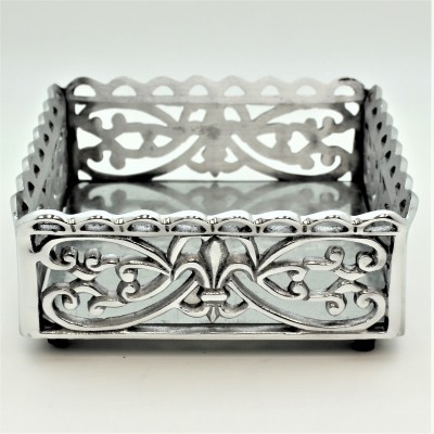 52264-FLEUR DE LIS NAPKIN HOLDER